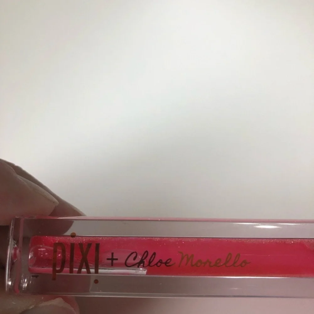 Pixi + Chloe Morello Pink Lip Balm Gloss High-Shine in color Bonbon